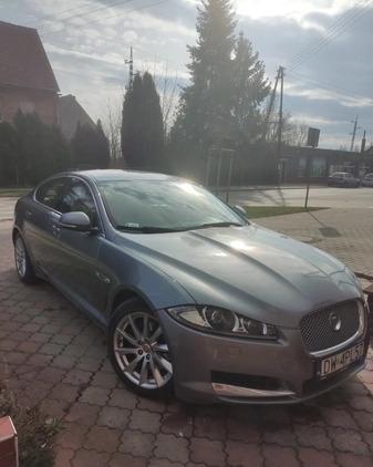 Jaguar XF cena 68600 przebieg: 168000, rok produkcji 2014 z Gniezno małe 436